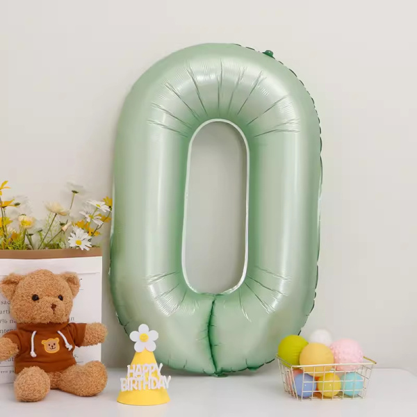 Шар фольгированный 40" цвет Олива, цифра (Шар фольгированный 40" цвет Олива, цифра (0))