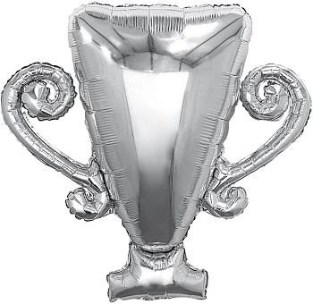 Шар (36''/91 см) Фигура, Кубок Чемпиона, Серебро